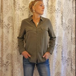 Crushed Velvety Soft Button-Up City Shirt